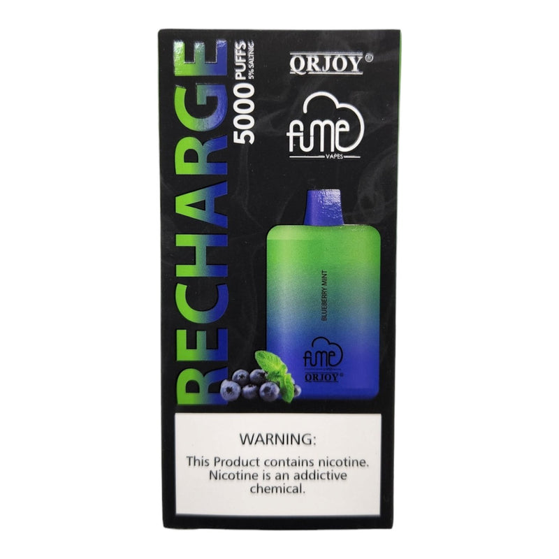 VAPE FUME RECHARGE BLUEBERRY MINT 5000 PUFFS