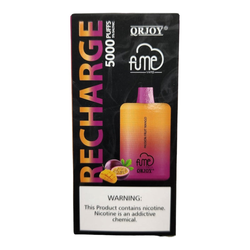 VAPE FUME RECHARGE PASSION FRUIT MANGO 5000 PUFFS