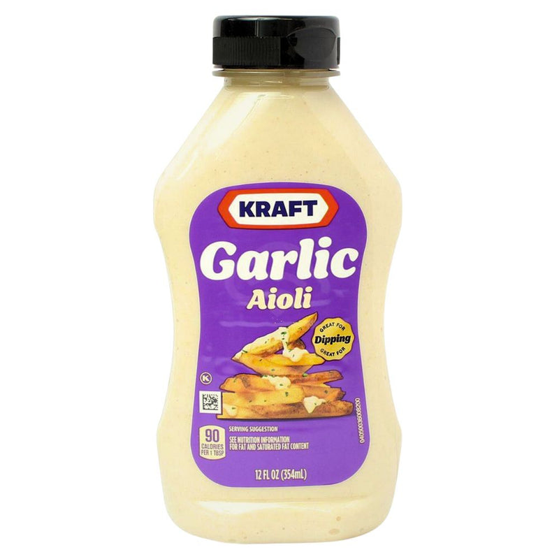 MAYONESA REAL GARLIC AIOLI KRAFT 12 OZ