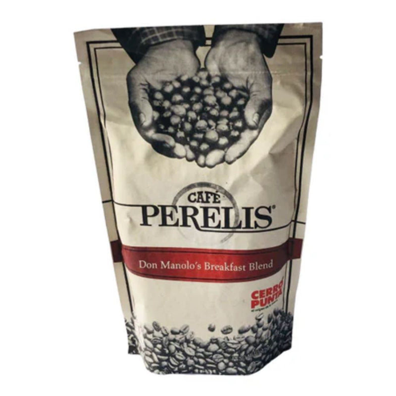 CAFE PERELIS MOLIDO DON MANOLO'S BREAKFAST BLEND CERRO PUNTA 425 GR