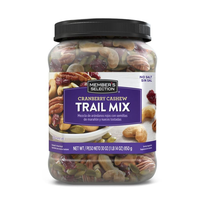 TRAIL MIX MEMBERS SELECTION CRANBERRY 850 G