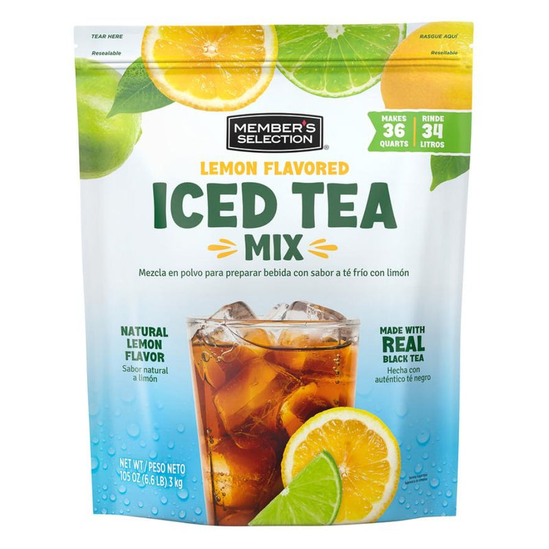 MEZCLA DE TÉ FRIO SABOR A LIMON  MEMBERS SELECTION 105 OZ