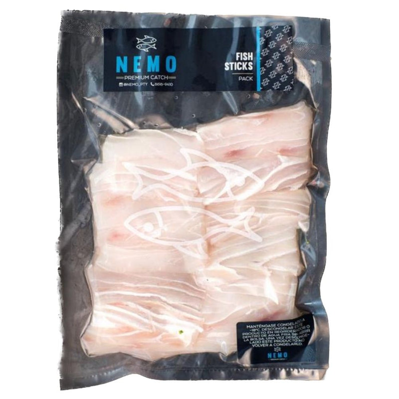 CORVINA FISH STICKS NEMO PREMIUM CATCH 10 A 12 STICKS 1/2 LB