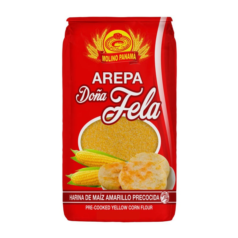 HARINA DE MAIZ AMARILLO DOÑA FELA 1 LB