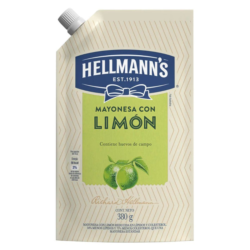 MAYONESA CON LIMON HELLMANNS 380 GR