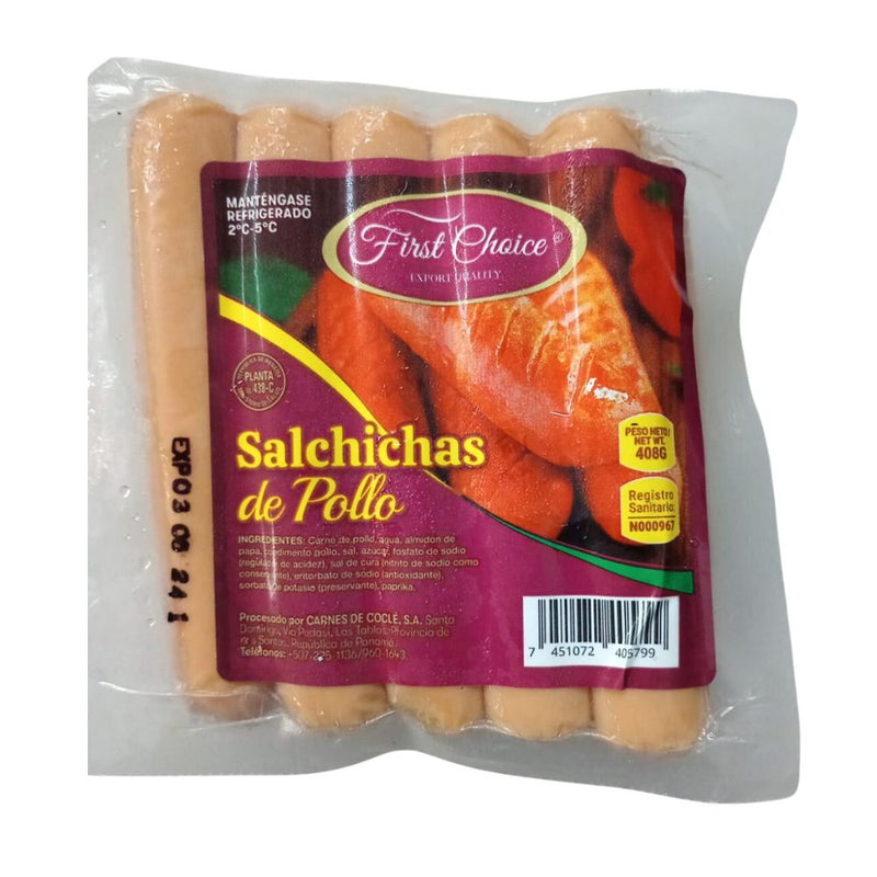 SALCHICHA DE POLLO FIRST CHOICE 1 LB