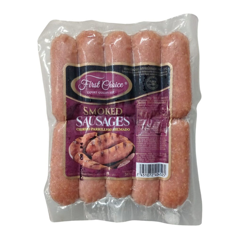 CHORIZO PARRILLERO AHUMADO FIRST CHOICE 1 LB