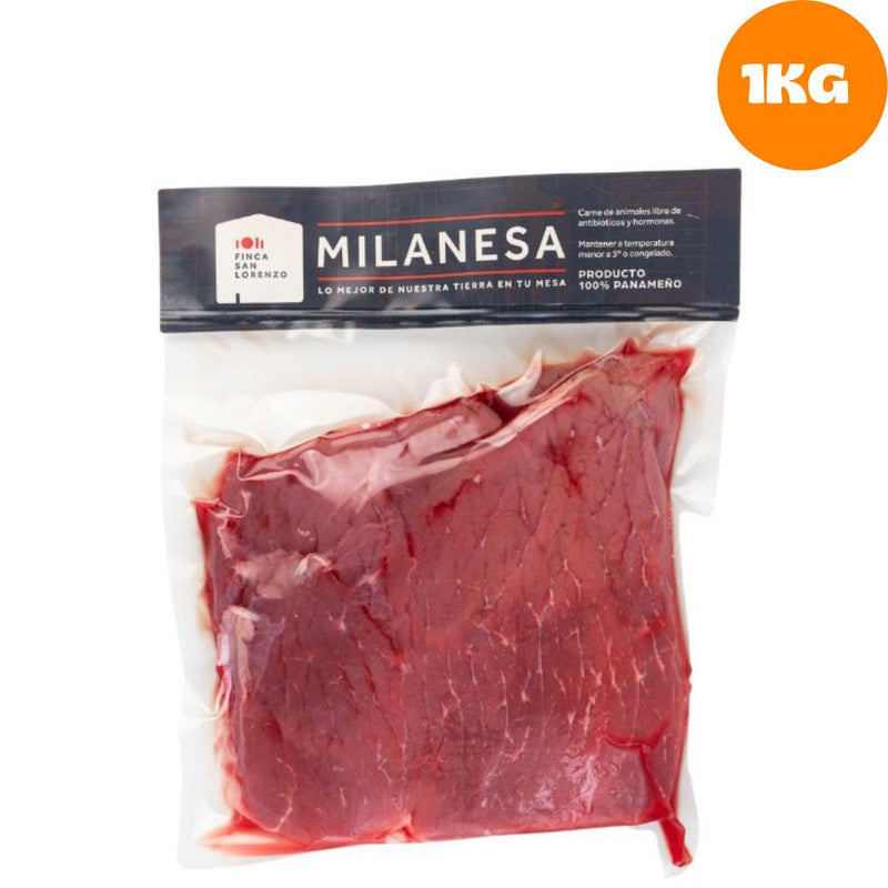 CARNE MILANESA DE RES FINCA SAN LORENZO 1 KG