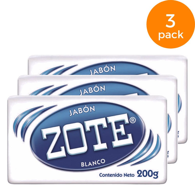 JABON ZOTE BLANCO 200 GR 3 PACK