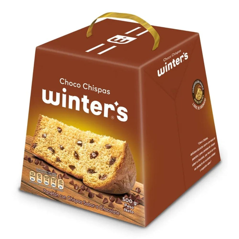 PANETON CON CHISPAS DE CHOCOLATE WINTERS 400 GR