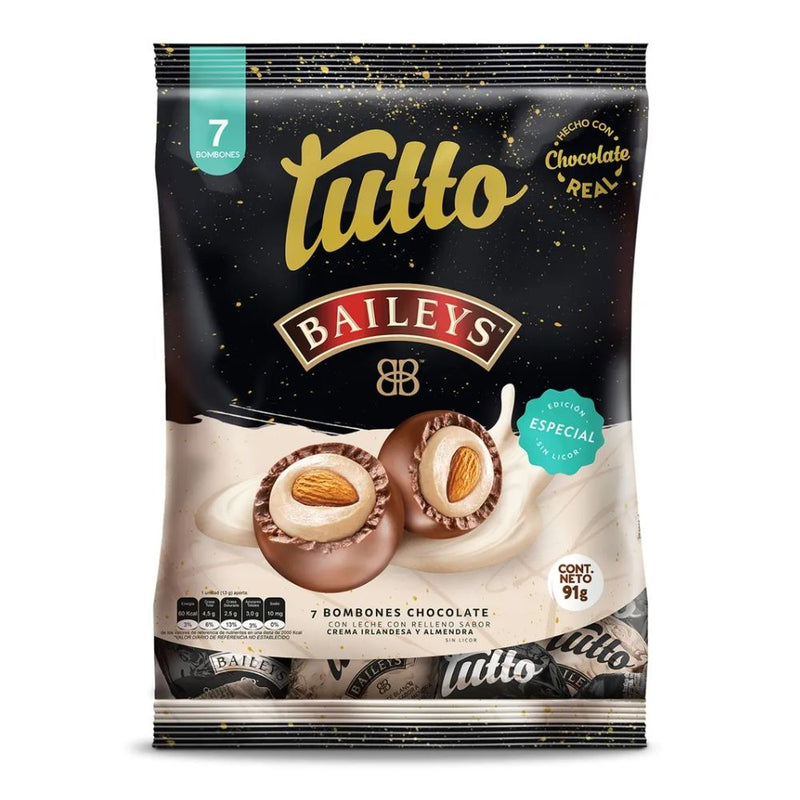 BOMBONES RELLENO DE BAILEYS SIN LICOR TUTTO 91 GR