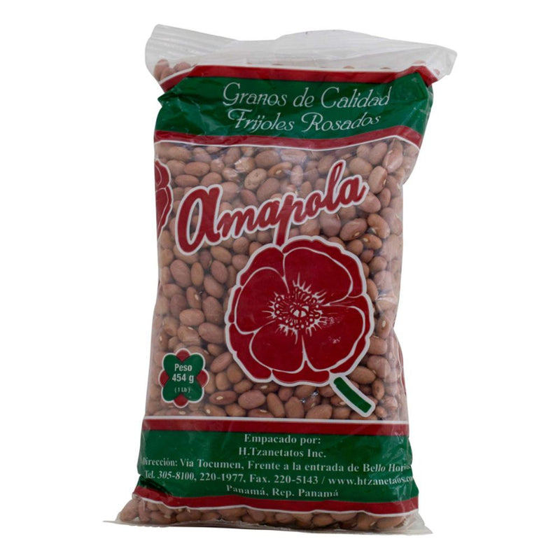 FRIJOLES ROSADO AMAPOLA 1 LB