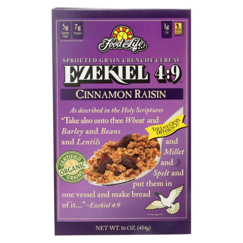 CEREAL SPROUTED RAISINS EZEKIEL 454 GR