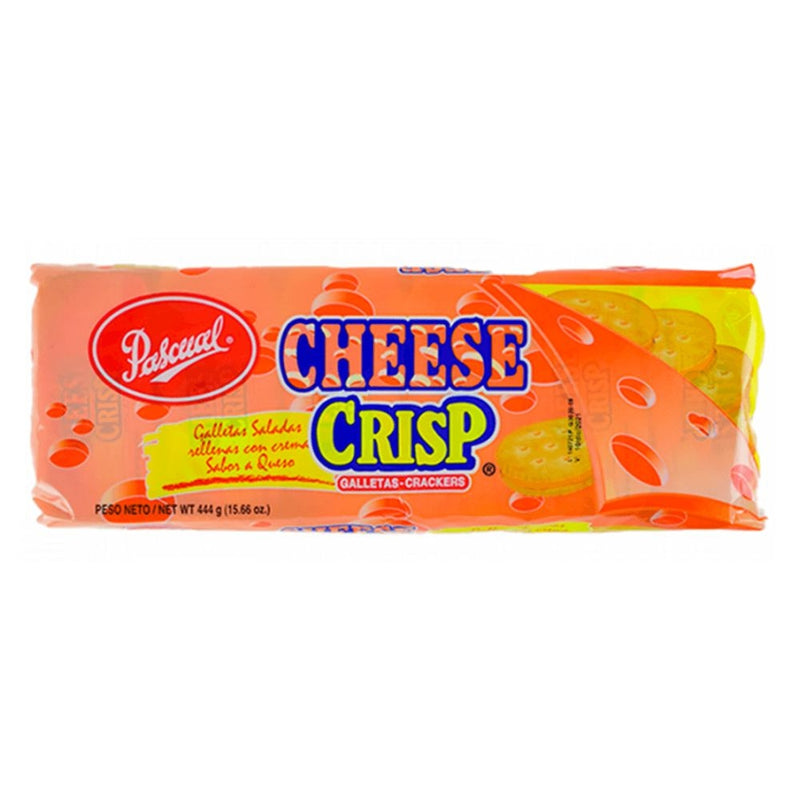 GALLETA PASCUAL CHEESE CRISP  QUESO AMARILLO 444 GR