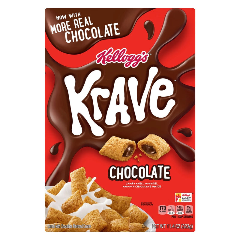 CEREAL CHOCOLATE  KRAVE KELLOGGS 323 GR