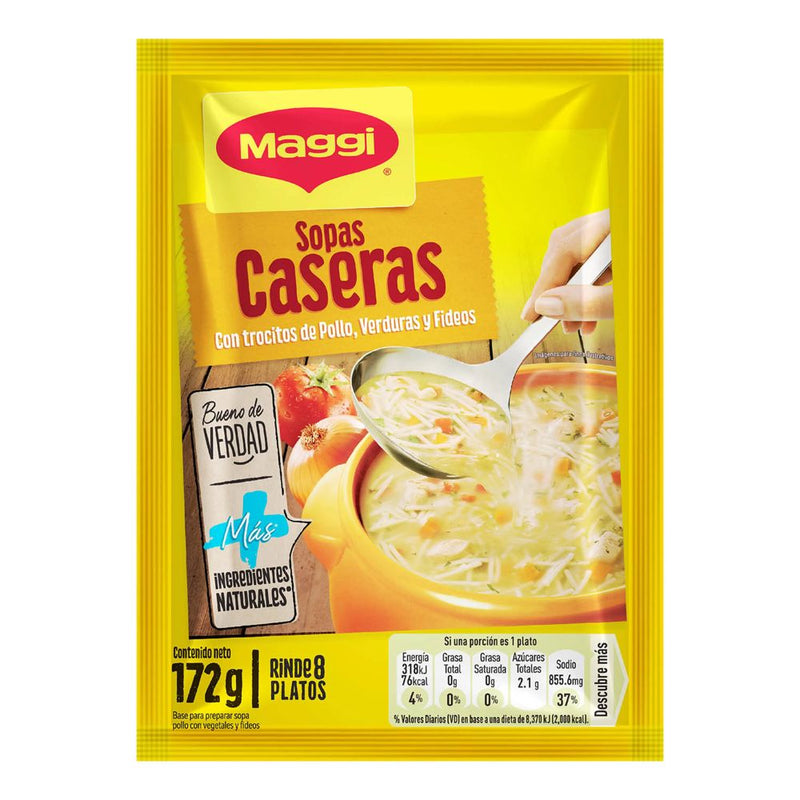 SOPA DE POLLO CON VEGETALES MAGGI 172 GR