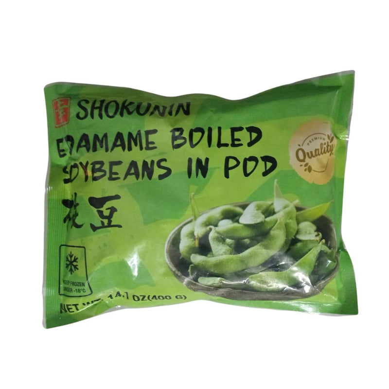 SOJA SIN PELAR EDAMAME SHOKUNIN 400 GR