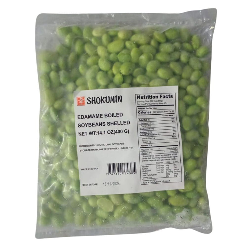 SOJA DESGRANADA EDAMAME SHOKUNIN  400 GR