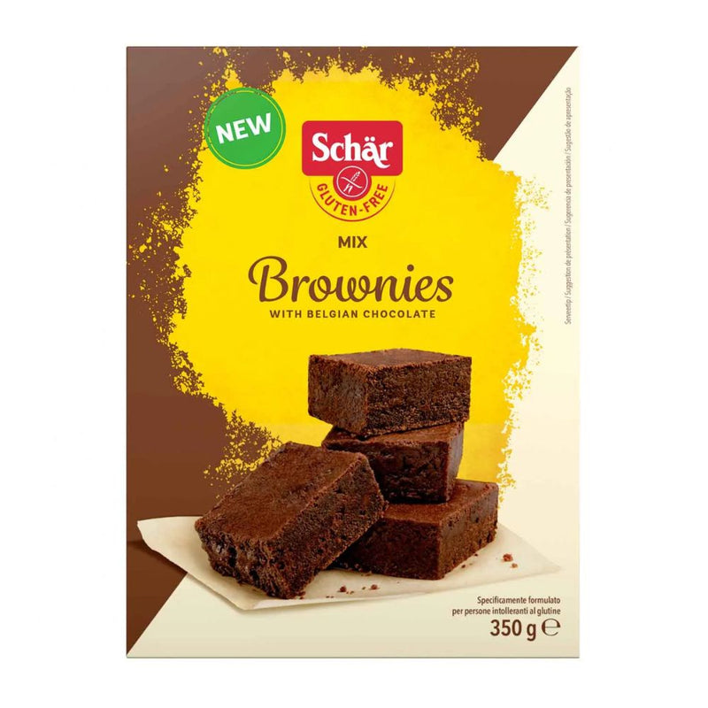 MIX PARA BROWNIES SIN GLUTEN SCHAR 350 GR