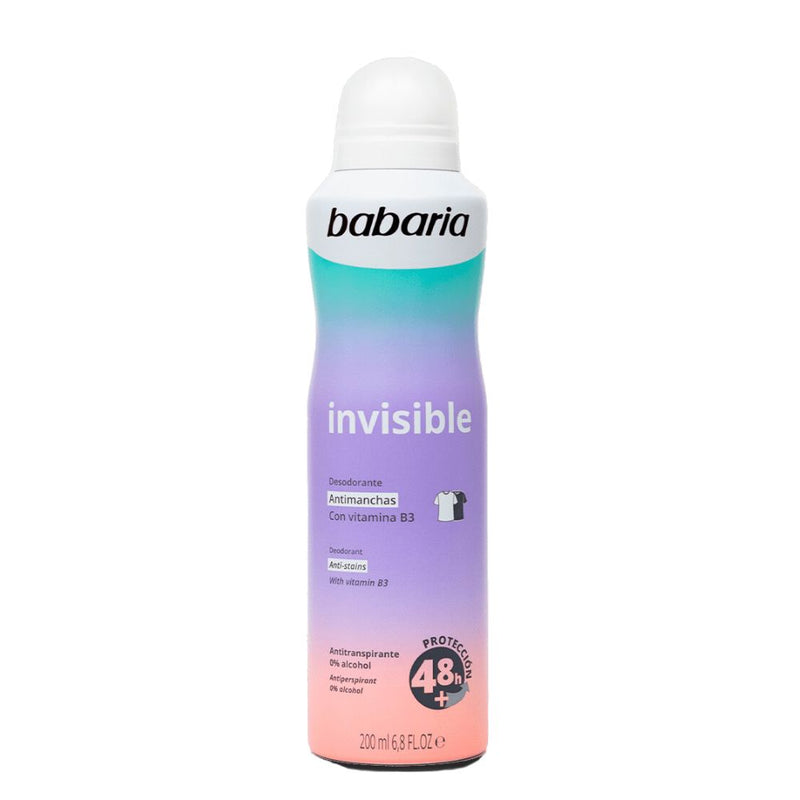 DESODORANTE INVISIBLE SPRAY BABARIA 200 ML