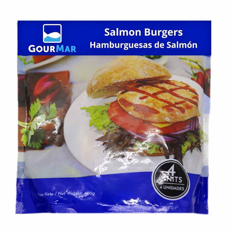 HAMBURGUESAS DE SALMON GOURMAR 400 GR