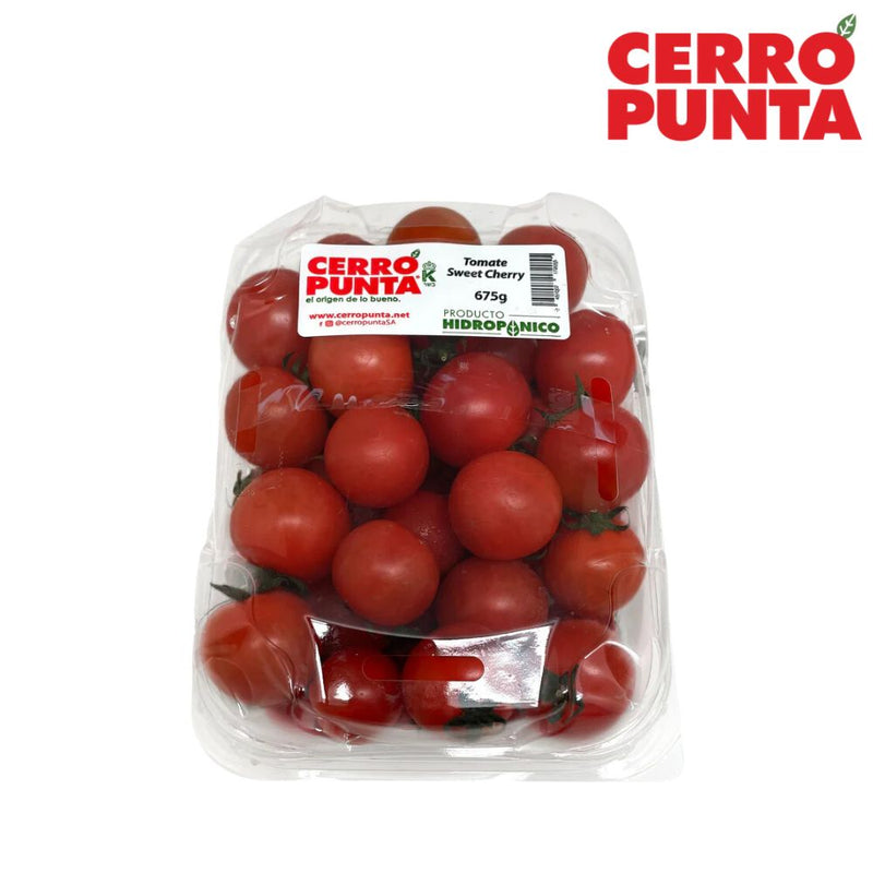 BANDEJA DE TOMATES SWEET CHERRY HIDROPONICO CERRO PUNTA 675 GR