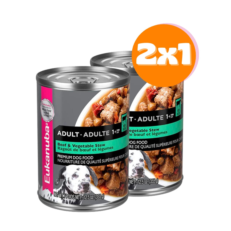 EUKANUBA ADULTO BEEF & VEGETABLES 12.5 OZ