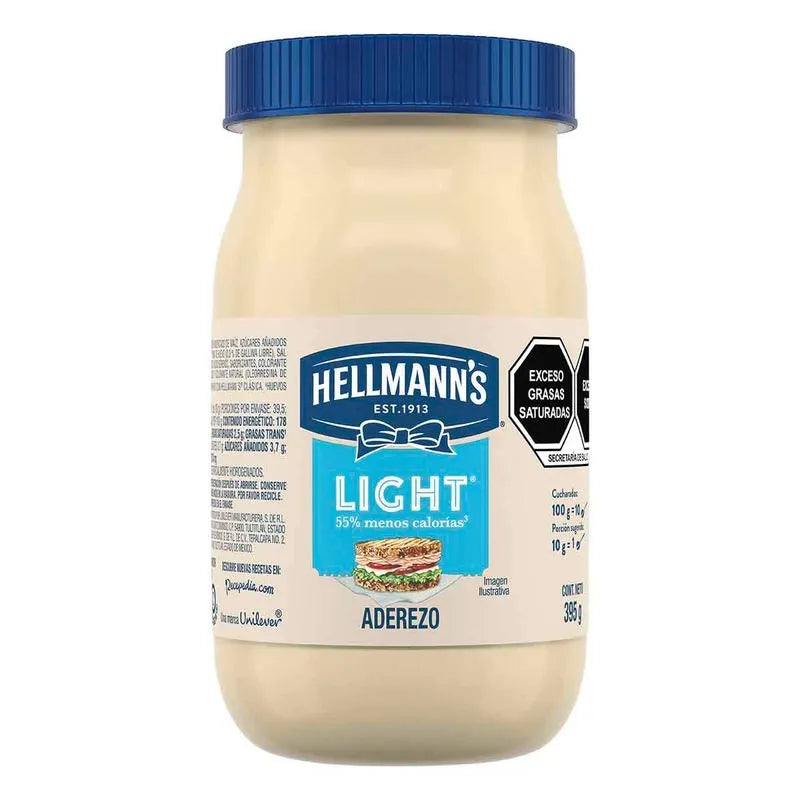 MAYONESA LIGHT HELLMANNS 190 GR