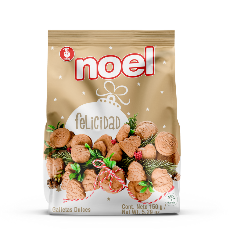 GALLETA DE NAVIDAD EN BOLSA NOEL 150 GR