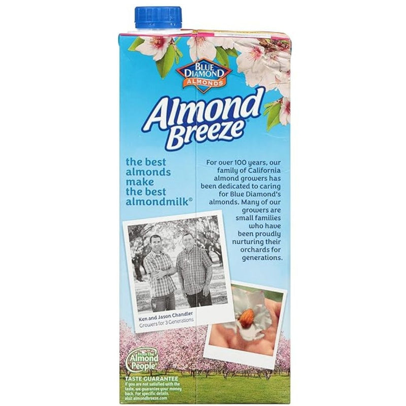 LECHE DE ALMENDRA ALMOND BREEZE UNSWEETENED CHOCOLATE 946 ML