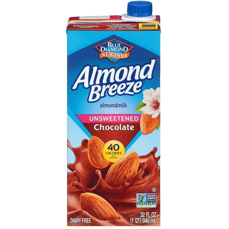 LECHE DE ALMENDRA ALMOND BREEZE UNSWEETENED CHOCOLATE 946 ML