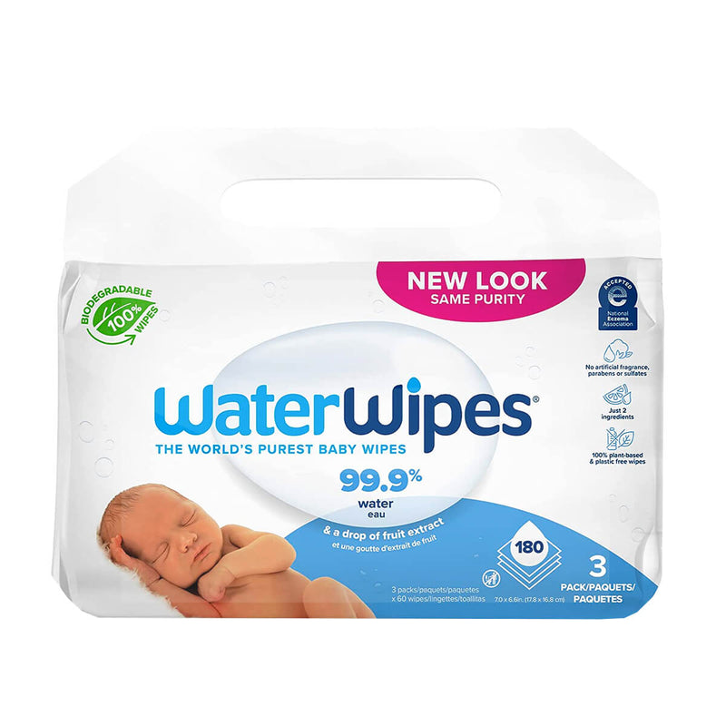 TOALLITAS HUMEDAS PARA BEBE WATERWIPES 180 UND