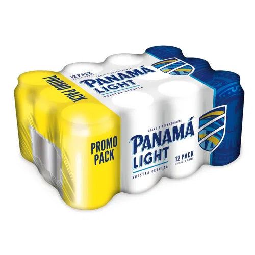 CERVEZA PANAMA LIGHT PROMO PACK 12 UNIDADES