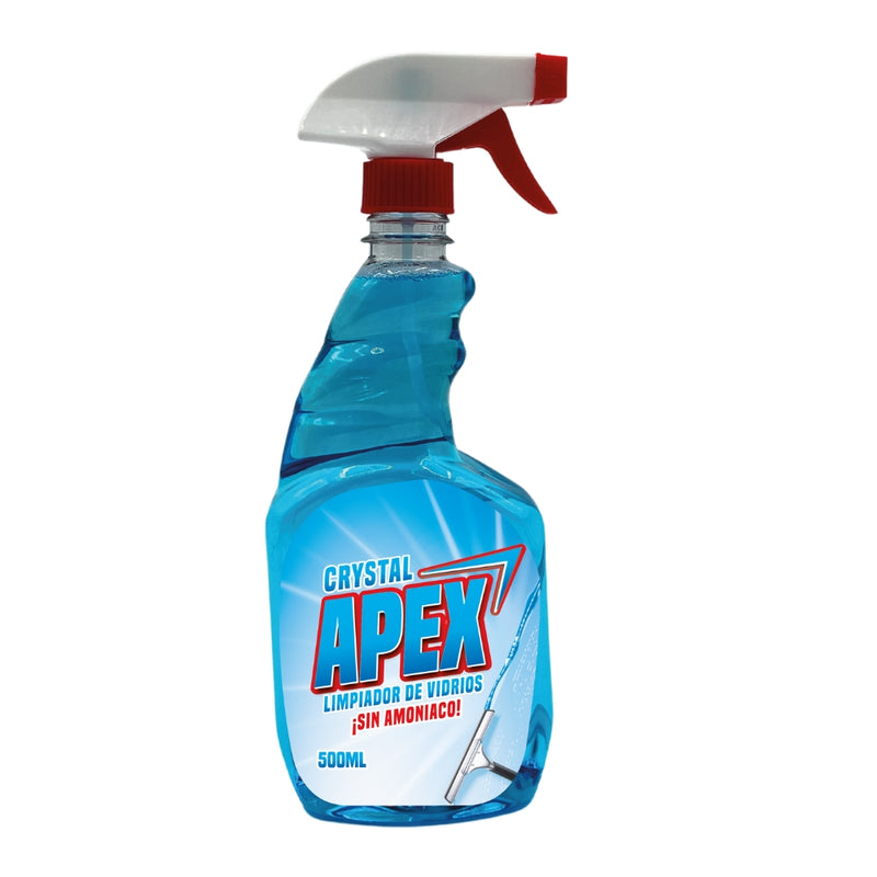 LIMPIADOR DE VIDRIOS APEX CON ATOMIZADOR 500 ML