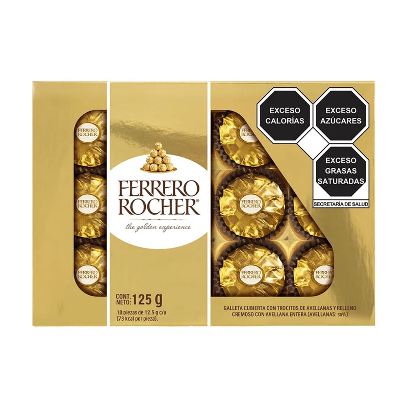 BOMBONES DE CHOCOLATE FERRERO ROCHER 10 UND