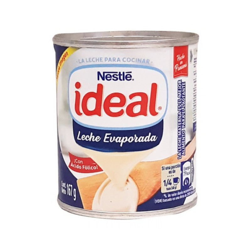 LECHE IDEAL EVAPORADA FORTIFICADA 167 GR