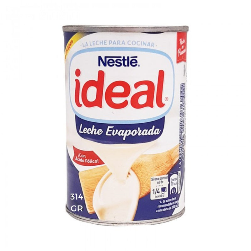 LECHE IDEAL EVAPORADA FORTIFICADA  314 GR