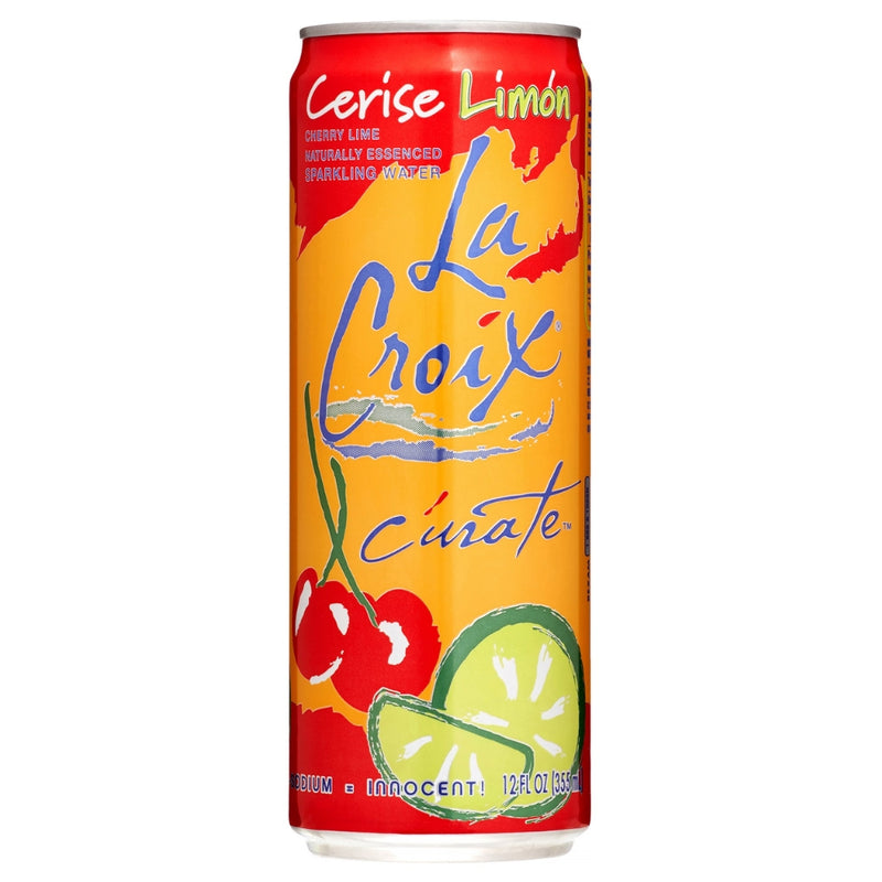 AGUA CON GAS LA CROIX CEREZA Y LIMON LATA  355 ML