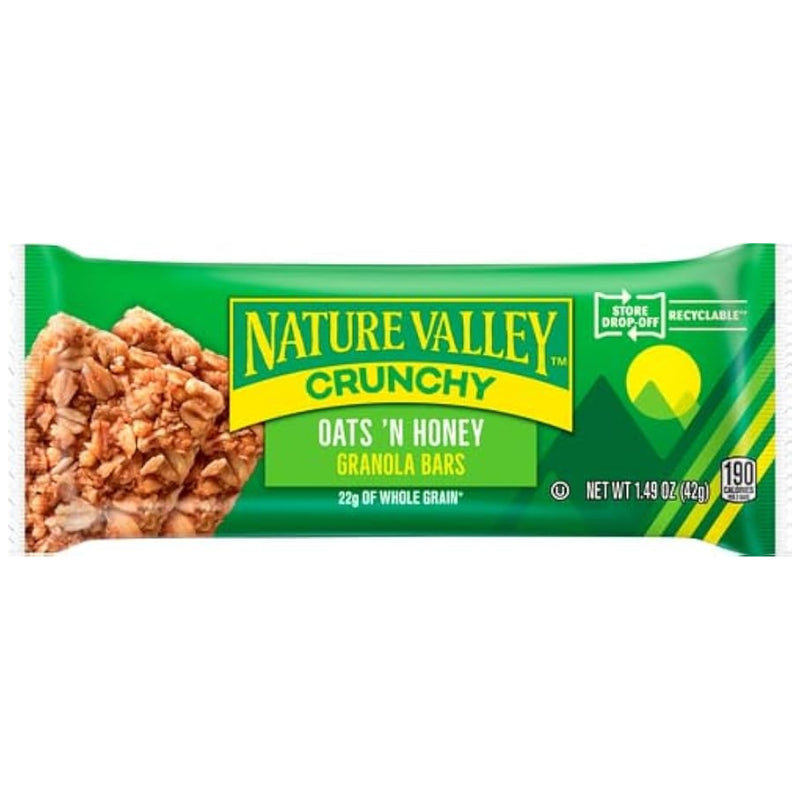 BARRA NATURE VALLEY CRUNCY OATS'N HONEY 1.49 OZ