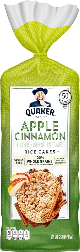 RICE CAKE QUAKER CANELA 6.53 OZ