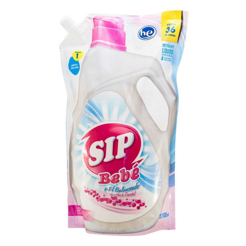 DETERGENTE LIQUIDO BEBE  SIP 1500 ML