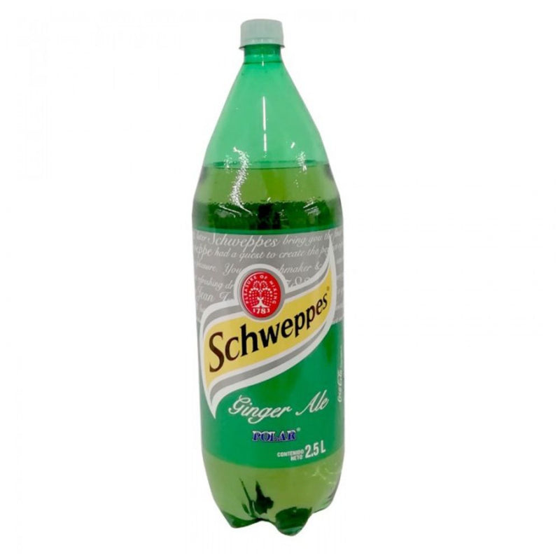 SODA GINGER ALE SCHWEPPES 2.5 LT