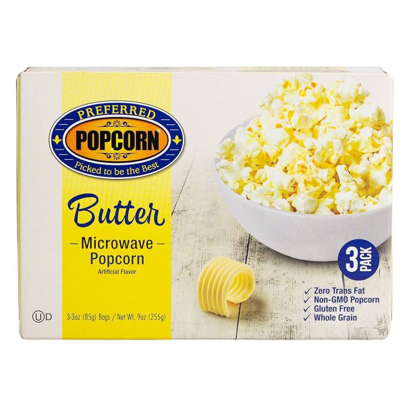 POPCORN MANTEQUILLA PREFERRED POPCORN  3 PACK