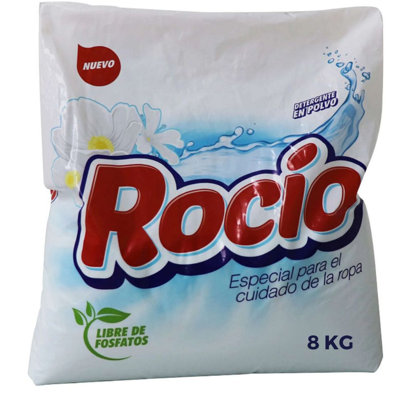 DETERGENTE EN POLVO ROCIO 8 KG