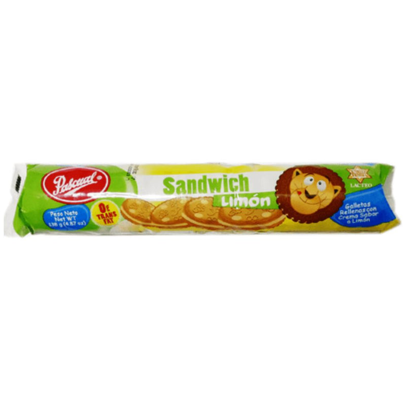 GALLETAS SANDWICH DE LIMON PASCUAL 138 GR