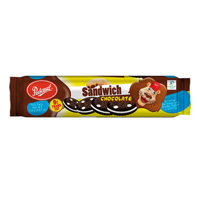 GALLETAS SANDWICH DE CHOCOLATE PASCUAL 138 GR