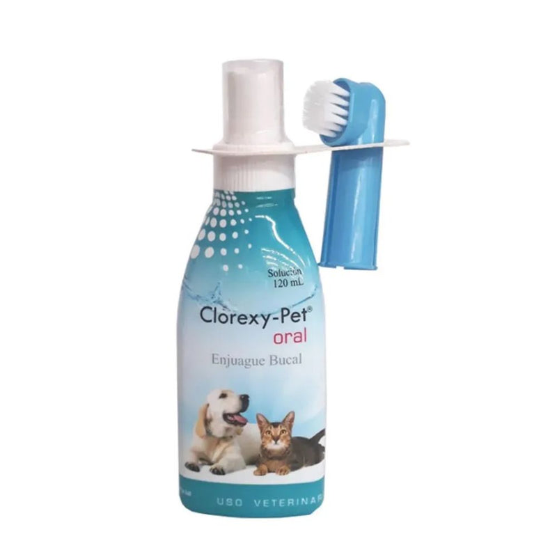 ENJUAGUE BUCAL PARA PERRO CLOREXY PET 120 ML