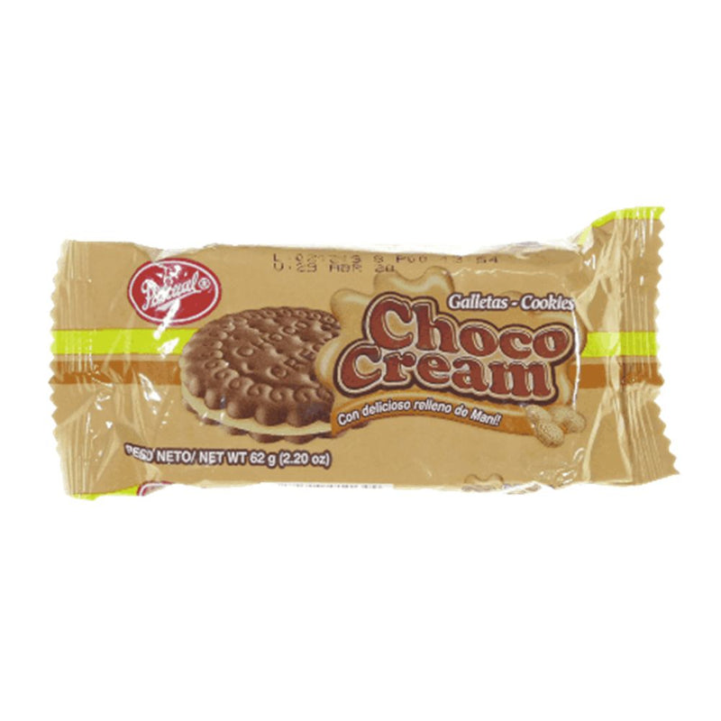 GALLETA CHOCOLATE RELLENO DE MANI CHOCO CREAM 62 GR