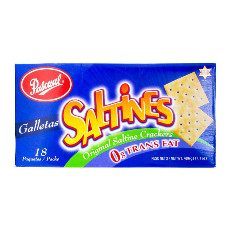 GALLETAS SALTINES PASCUAL 18 UND