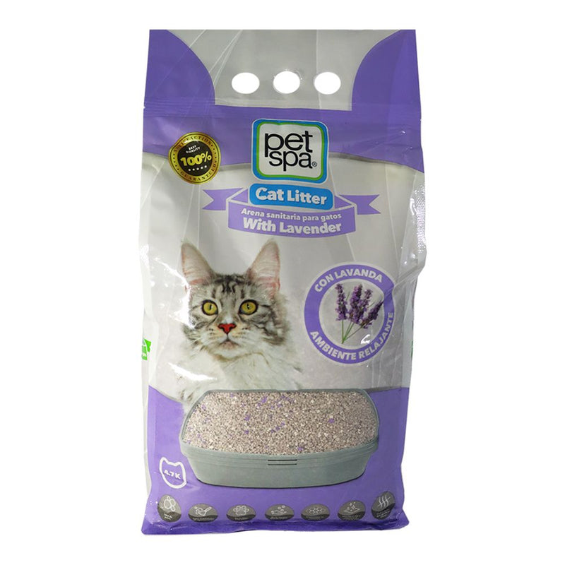 ARENA PARA GATOS LAVANDA CAT LITTER 4.7 KG